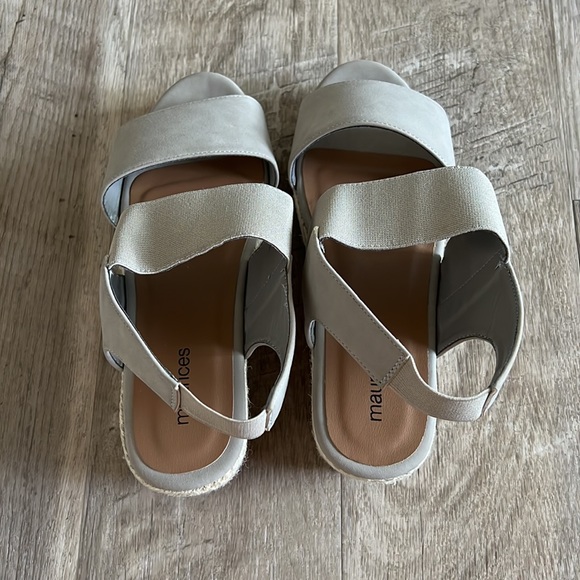 Maurices Farah Gray Jute Slingback Wedge. - Picture 6 of 10